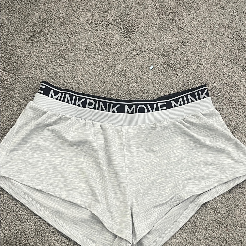 MINKPINK Women's Light Gray Lounge Shorts